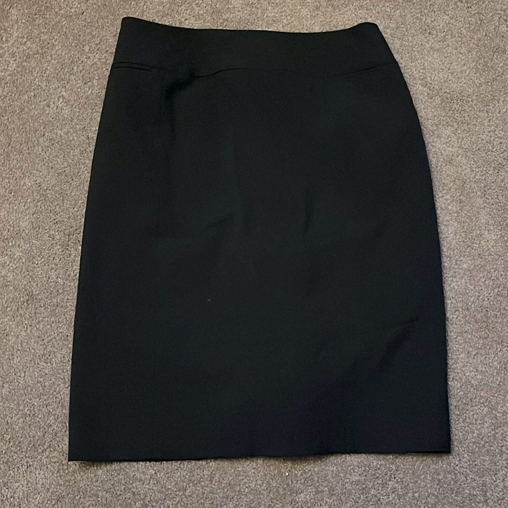Halogen high waisted pencil skirt, black size 2P